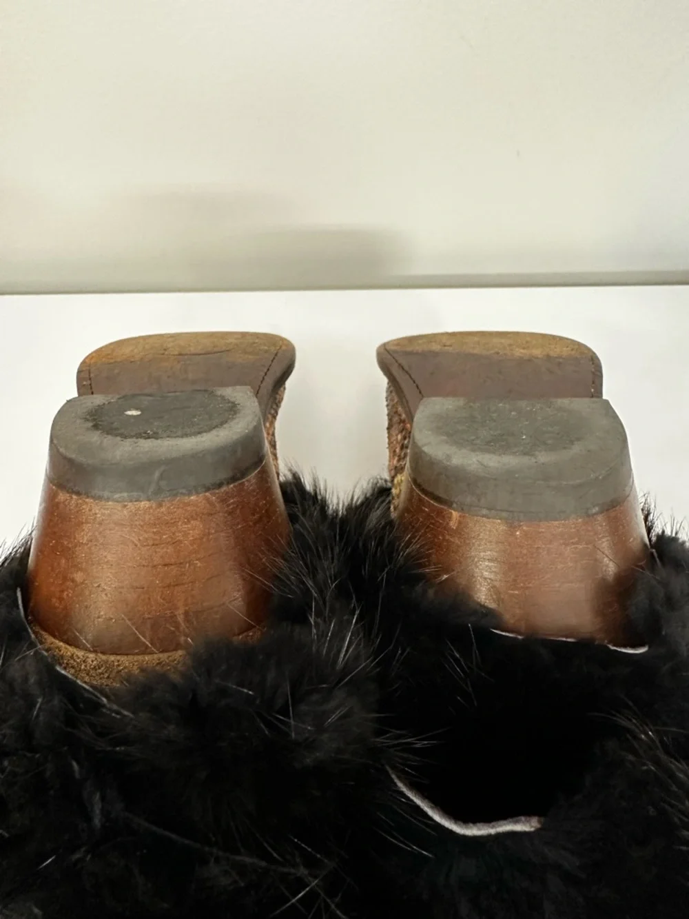 Lucchese Boots Exotic Fur Canty Western Heel Women’s Size 9.5 - Picture 12 of 13